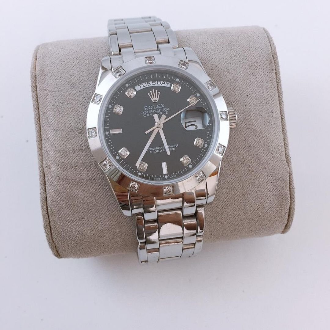 Réplica de Relógio Rolex Daydate Pedra