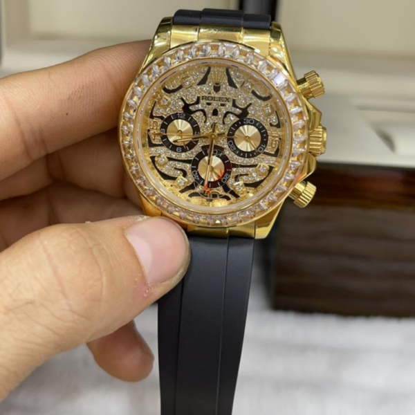 Réplica de Relógio Rolex Borracha Pedra