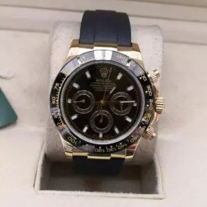 Alternative view of Réplica de Relógio Rolex Daytona - Borracha - Várias cores
