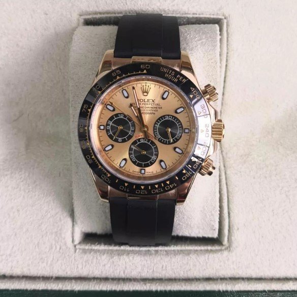 Réplica de Relógio Rolex Daytona - Borracha - Várias cores - Imagem 3