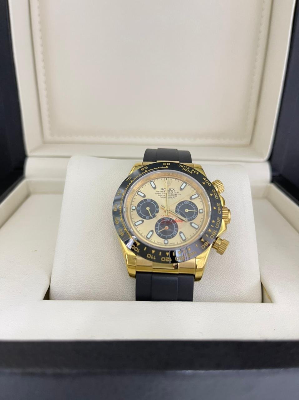 Réplica de Relógio Rolex Daytona - Borracha - Várias cores - Imagem 4