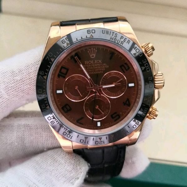 Réplica de Relógio Rolex Daytona Couro