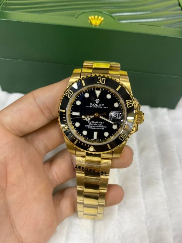 Réplica de Relógio Rolex Submariner Dourado
