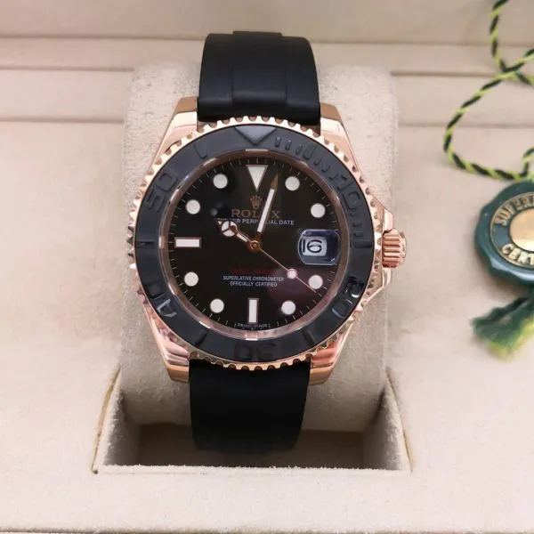 Réplica de Relógio Rolex  Yacht Master Borracha