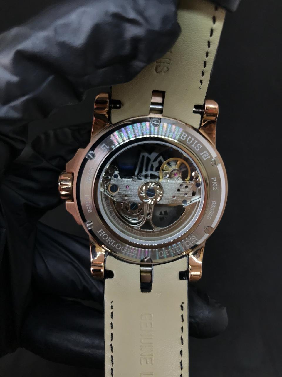 Réplica de Relógio Roger Dubuis excalibur turbilon esquelette - Imagem 3