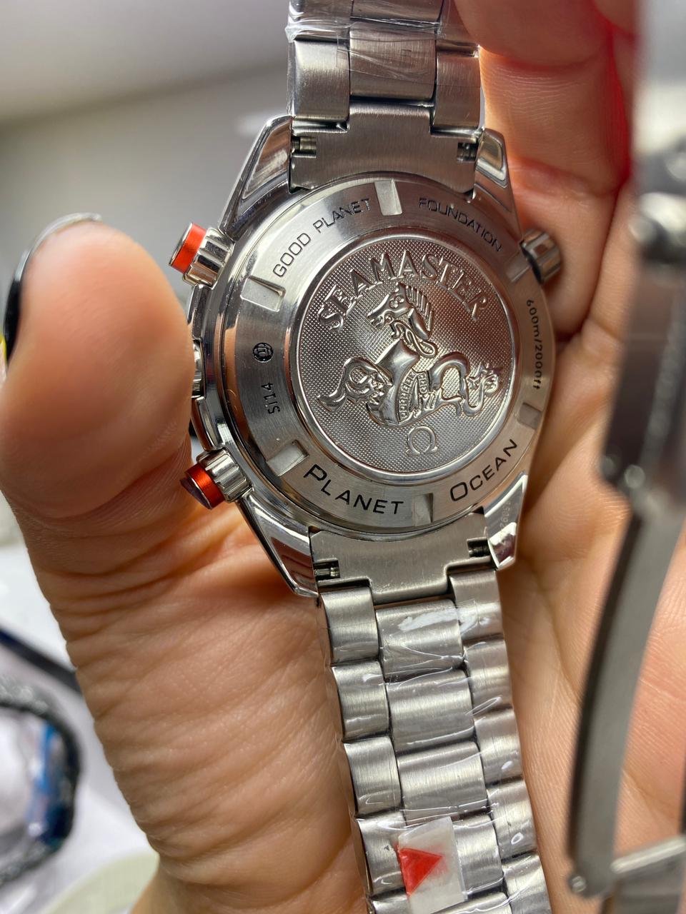 Réplica de Relógio Ômega Seamaster Steel - Imagem 3