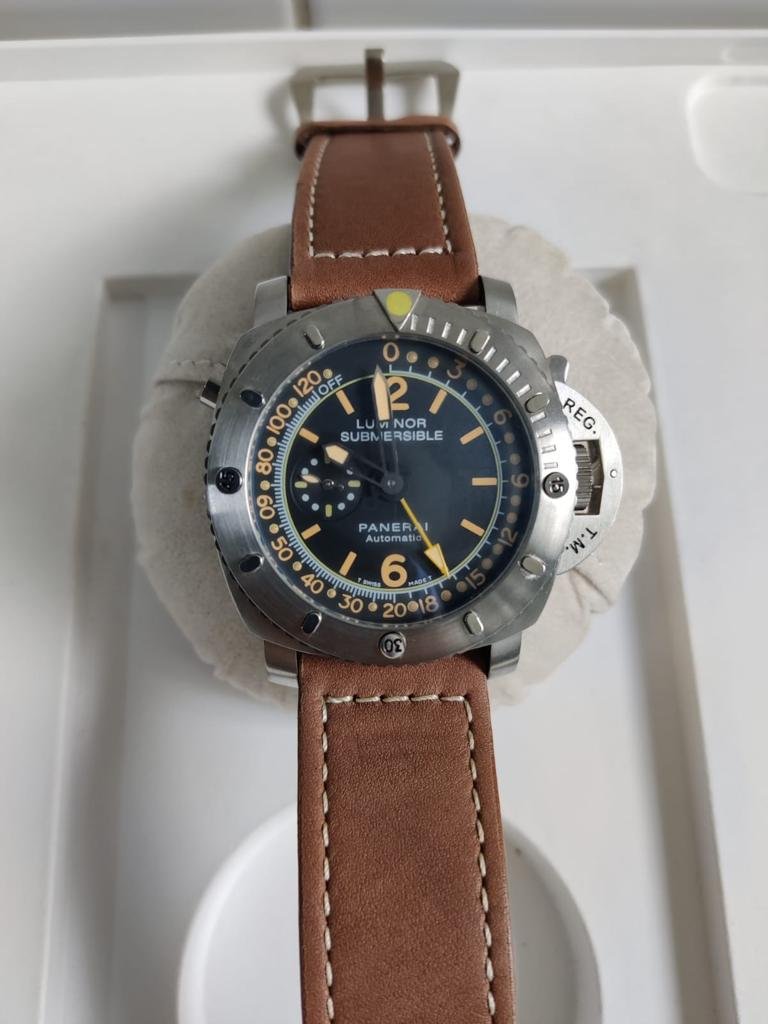 Réplica de Relógio Panerai Couro